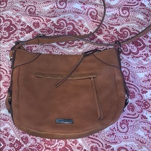 Jessica Simpson faux leather cross body purse